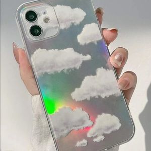 Holographic & Clouds iPhone 12 Case